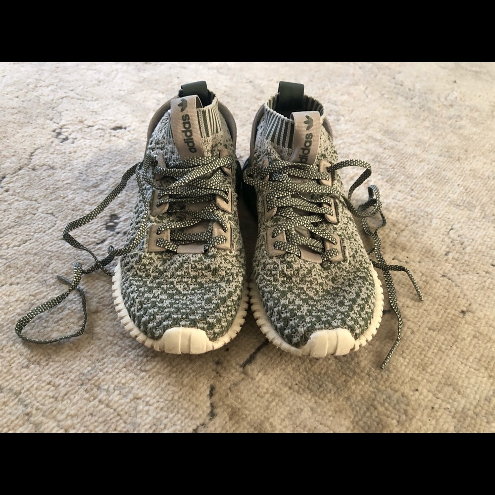 adidas Originals Tubular Doom Sock Trainers In Green - Picture 4 of 8
